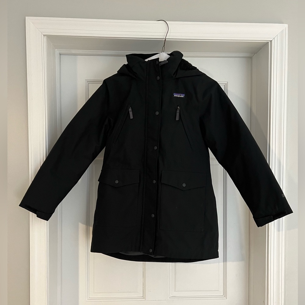 NWT - Patagonia girls Tres 3-in-1 Parka - Size L - Black